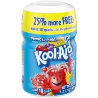 Kool-Aid Drink Mix Tropical Punch Makes 8QTS 19oz PKG