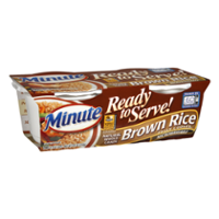 Minute Ready To Serve Natural Whole Grain Brown Rice 2CT 4.4oz EA 8.8oz PKG product image