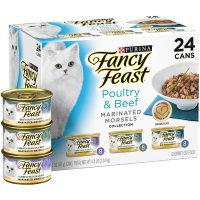 Fancy Feast 3 Flavor Variety Pack Marinated Morsels 24CT of 3oz Cans 72oz PKG product image