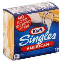 Kraft American Cheese Singles 16 CT 12oz PKG product image