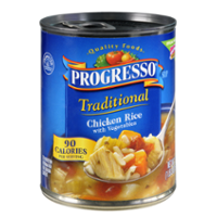 Progresso Traditional Soup Chicken Rice with Vegetables 19oz Can product image