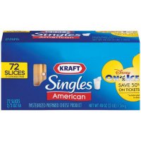 Kraft American Cheese Singles 72CT 48oz PKG product image