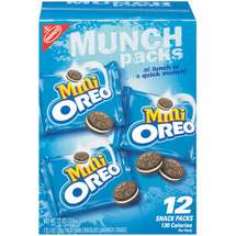 Nabisco Oreo Mini Cookies 12CT 1oz EA 12oz PKG product image