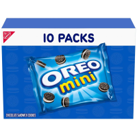 Nabisco Oreo Mini Cookies 10CT 1oz EA 12oz PKG product image