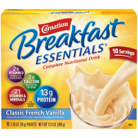 Carnation Instant Breakfast Essentials Classic French Vanilla 10CT 12.6oz Box