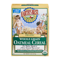 Earth's Best Cereal Oatmeal Whole Grain Organic 8oz Box product image