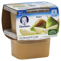 Gerber 2nd Foods Pears 4oz 2PK
