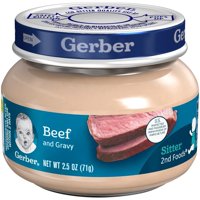 Gerber 2nd Foods Beef and Gravy 2.5oz Jar product image