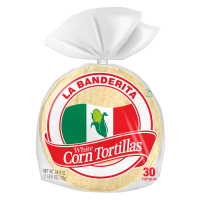 La Banderita White Corn Tortillas 30CT 24.9oz. PKG