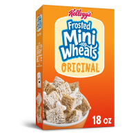 Kellogg's Frosted Mini Wheats Cereal Bite Size 18oz Box product image