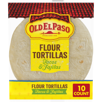 Old El Paso Flour Tortillas Soft Taco Size 10CT 8.2oz PKG