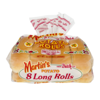 Martin's Potato Long Rolls 8CT 15oz PKG product image