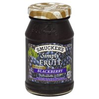 Smucker's Simply Fruit Seedless Blackberry Spreadable Fruit 10oz Jar product image