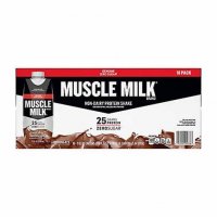 Muscle Milk Genuine Chocolate Protein Shake Zero Sugar, 18 ct. product image