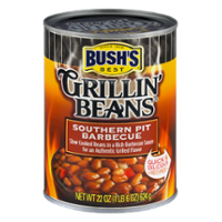 Bush's Grillin Beans Southern Pit Barbecue 22oz Can product image