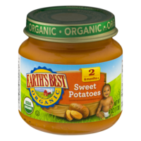 Earth's Best Organic Baby Food 2nd Sweet Potatoes 4oz Jar product image