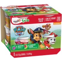 Yoplait Kids Raspberry/Strawberry Banana Low Fat Yogurt 4oz EA 8CT PKG product image