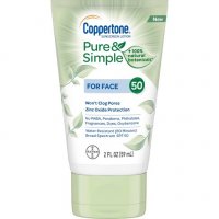 Coppertone Pure & Simple For Face SunScreen SPF 50 2oz Tube product image