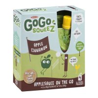 Materne GoGo Squeez Apple Cinnamon Applesauce On The Go 3.2oz Pouch 4PK product image