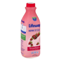 Lifeway Lowfat Kefir Cultured Milk Smoothie Strawberry 32oz Bottle product image