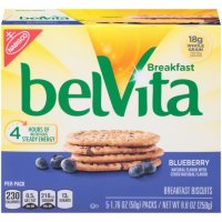 Nabisco belVita Blueberry Breakfast Biscuits 5 Packs Box product image