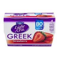 Dannon Light & Fit Greek Nonfat Yogurt Strawberry 5.3oz EA 4PK product image