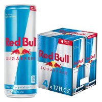 Red Bull Sugar Free Energy Drink 4PK of 12oz Cans product image