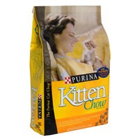 Purina Kitten Chow Dry Food 3.5LB Bag product image