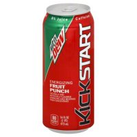 Mountain Dew KickStart Energizing Fruit Punch 16oz Can product image