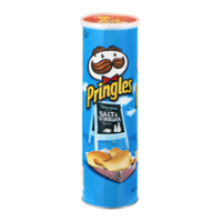 Pringles Potato Crisps Salt & Vinegar 5.5oz Can product image