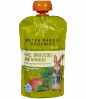 Peter Rabbit Organics Kale, Broccoli, & Mango Veg & Fruit Snack 4.4oz Pouch product image