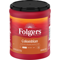 Folgers Coffee 100% Colombian Medium Dark Ground 9.6 oz