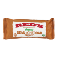 Red's Natural Foods Organic Bean & Cheddar Burrito 5oz product image