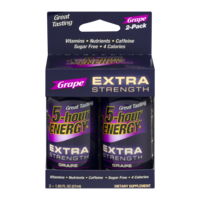 5-Hour Energy Extra Strength Dietary Supplement Grape  2PK BTLS