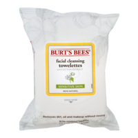 Burt's Bees Facial Cleansing Towelettes Sensitive Skin 30CT PKG product image