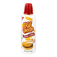 Nabisco Easy Cheese Pasturized Cheese Snack Cheddar 'n Bacon 8oz Can product image