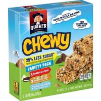 Quaker Chewy Reduced Sugar Variety Bars - 6.7oz product image