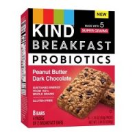 KIND Breakfast Probiotic Bars Peanut Butter Dark Chocolate 7.1oz product image