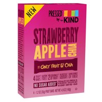 Pressed by KIND, Strawberry Apple Chia, 4 Bars product image