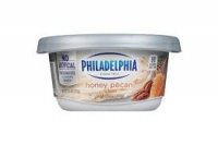 Philadelphia Regular Honey Pecan Cream Cheese Tub - 7.5oz product image