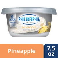 Philadelphia Regular pineapple Cream Cheese Tub - 7.5oz product image