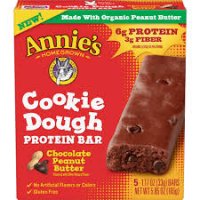 Annie's Cookie Dough Protein Bar Chocolate Peanut Butter 5ct product image