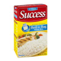 Success Boil-In-Bag Rice White Enriched Long Grain 3.5oz EA 6CT product image
