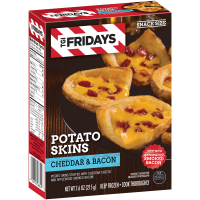Tgif Cheddar & Bacon Potato Skins Frozen Snacks