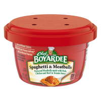Chef Boyardee Microwave Spaghetti & Meatballs 7.5oz Cup