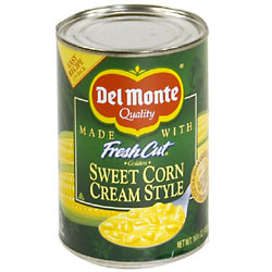 Del Monte Fresh Cut Sweet Corn Cream Style 14.7oz Can product image