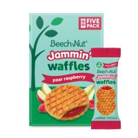 Beech-Nut, Jammin' Waffles,  Pear Raspberry, 5 Packs, 0.56 Oz  Each product image