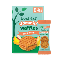 Beech-Nut, Jammin' Waffles, Peach Mango, 5 Packs, 0.56 Oz (16 G) Each product image