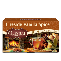 Celestial Seasonings, Herbal Tea, Fireside Vanilla Spice, Caffeine Free, 20 Tea Bags 1.5 Oz 