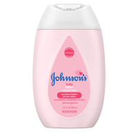 Johnson's Moisturizing Pink Baby Lotion with Coconut Oil, 3.4 Fl. Oz Travel Size
